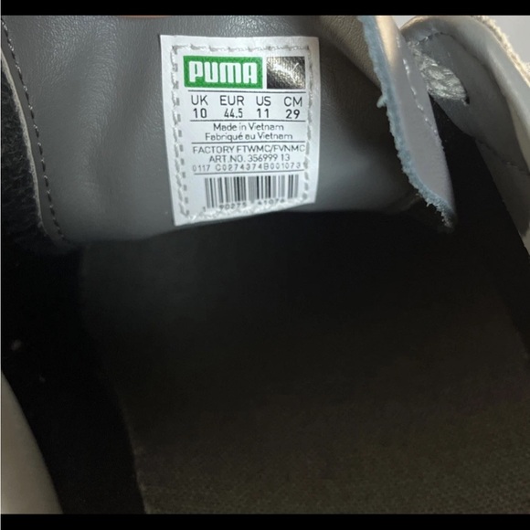 356999-13] Puma Super Liga Og Retro Mens Size 11 Grey - Picture 10 of 11